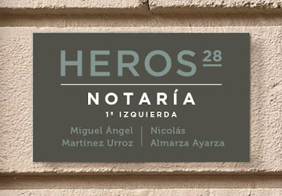 NOTARÍA HEROS 28-MIGUEL ÁNGEL MARTINEZ Y NICOLÁS ALMARZA – Bilbao – Biscay