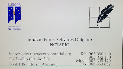 Notaria Ignacio Perez-Olivares Delgado – Benidorm – Alicante