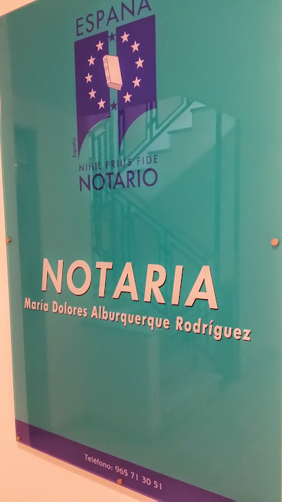 Notaría TORREVIEJA – María Dolores Alburquerque – Torrevieja – Alicante
